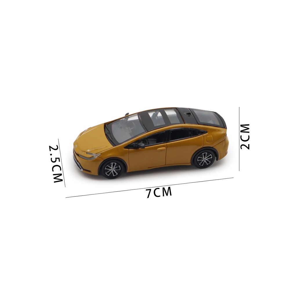 1/64 2025 Toyota Prius Maximum Yellow Paragon Diecast Model Car | eBay