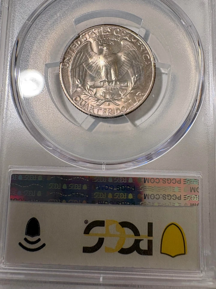 1946 S 25C Washington Quarter PCGS MS66 - Image 4 of 4
