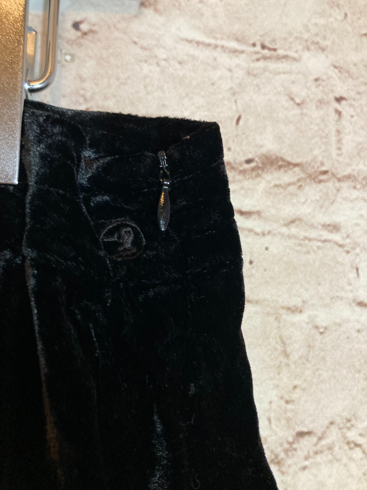 Duck Head Velvet Maxi Skirt Womens 14 Black Midi … - image 4