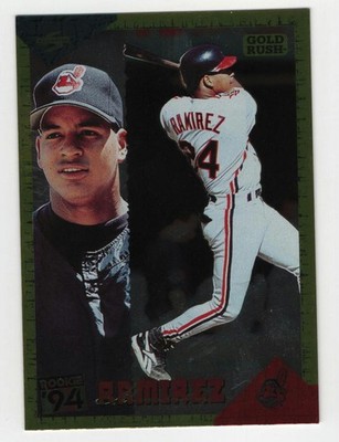 1994 Score Rookie & Traded #RT72 Manny Ramirez Gold Rush