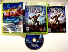 Brutal Legend Xbox 360 Video Game Action Adventure RTS Multiplayer