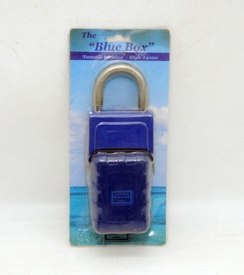 The Blue Box- Realtor Lockbox Large & Heavy Duty Key Storage Combination Lock