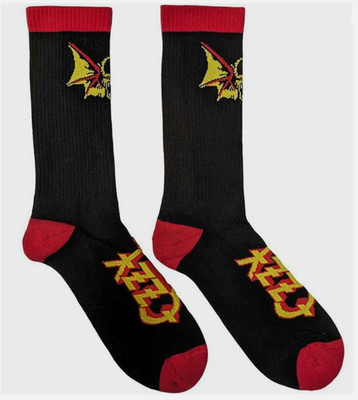 OZZY OSBOURNE Bat Logo Official Licensed Band Socks UK 7-11 BRAND NEW