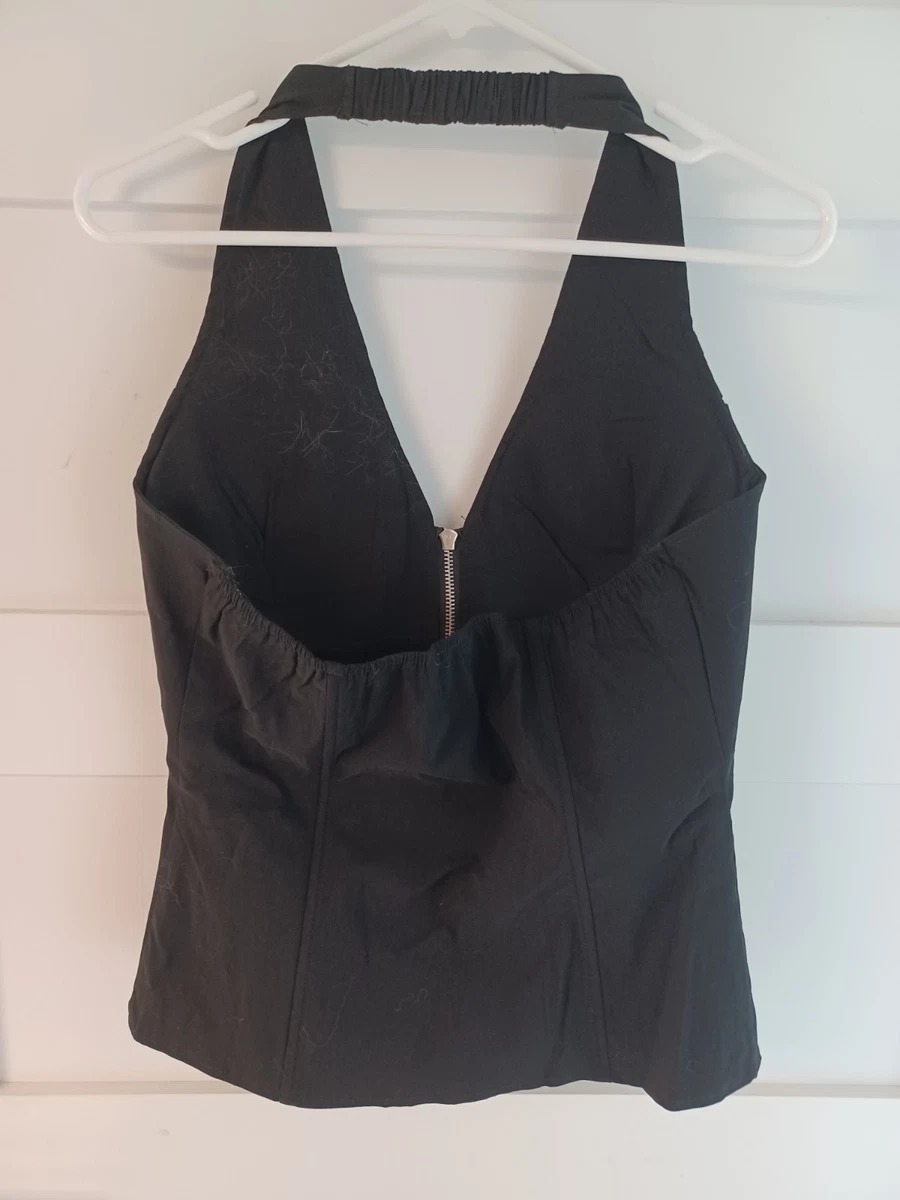 NWT Lydia Bustier Halter Top 2XL Black