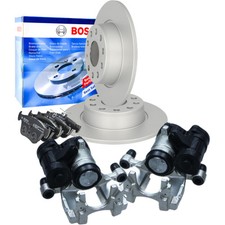 BOSCH Bremsscheiben 272mm Beläge Bremssattel Satz Hinten für TOURAN 5T1 GOLF 7
