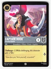 Captain Hook - Forceful Duelist 186/204 Common Reign of Jafar Lorcana