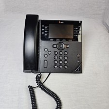 Polycom VVX 450 Business VoIP Phone Black VVX450 With Stand