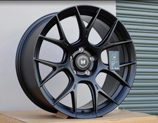 18x8.518x9.5 35 5x114.3 Mflow Mfr1 Matte Black Wheels 18 Staggered Rims Set 4