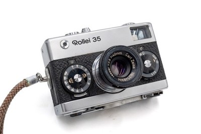 TESTED Rollei 35 35mm Camera Tessar 40mm f/3.5 Chrome
