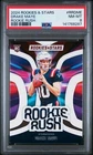 141768287 Drake Maye 2024 Panini Rookies & Stars #RR-DME Rookie Rush RC PSA 8