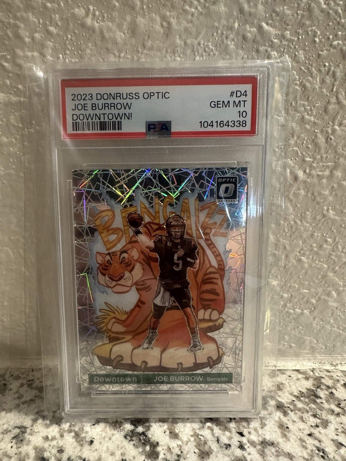 2023 Panini Donruss Optic Downtown Joe Burrow #D-4 - PSA10