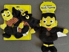 Vintage Frankenstein and Bat ~ Baby Rattles 2003 Target / NWT