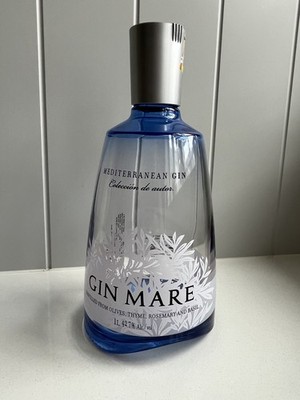 Gin Mare 1l 1000ml Empty Gin Bottle  Wedding Craft Upcycle