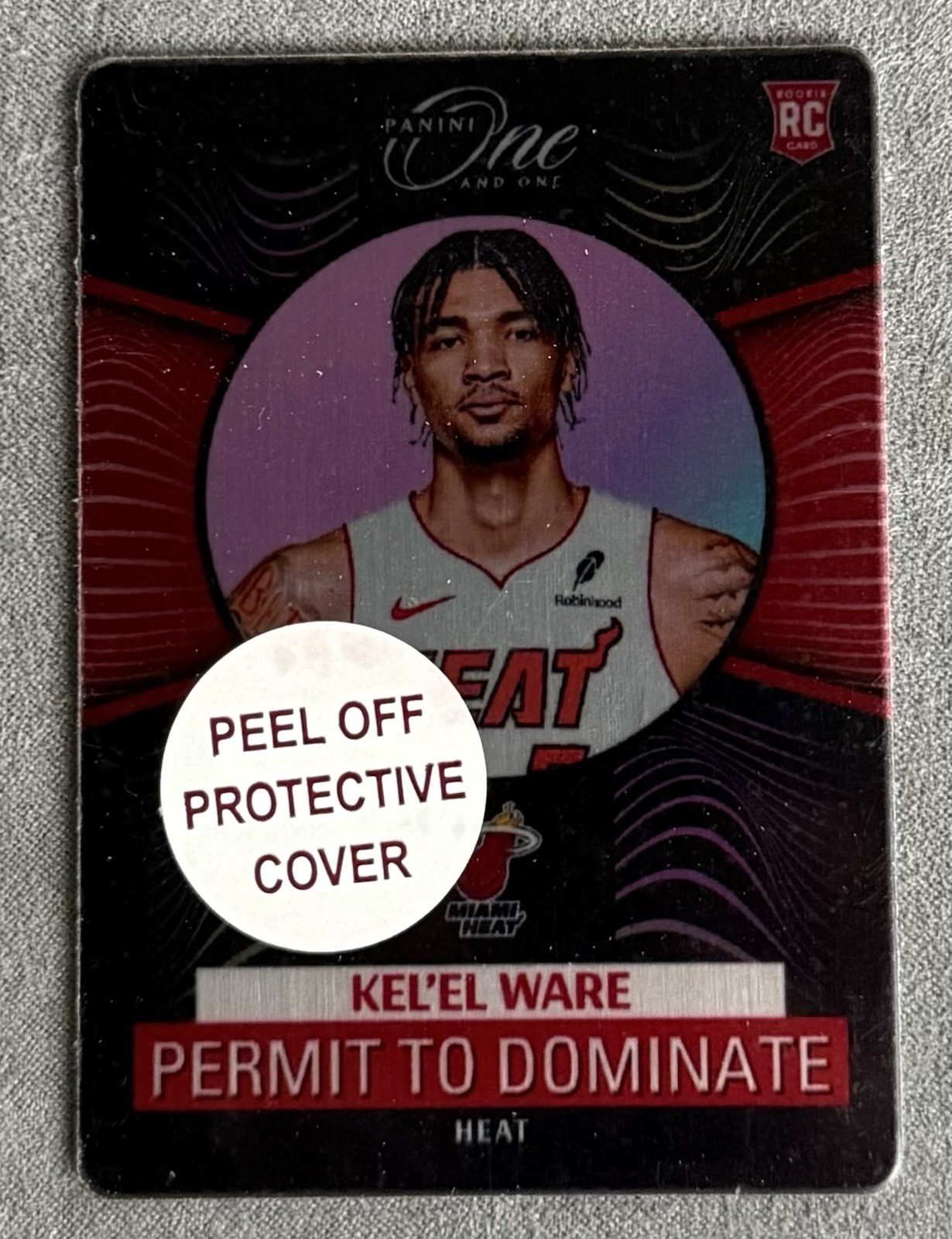 Kel’el Ware Rookie Permit To Dominate SSP 2024-25 Panini One and One Basketball