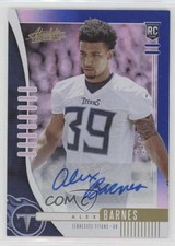 2019 Panini Absolute Rookie Blue Spectrum Signatures 34/35 Alex Barnes Auto 1p5