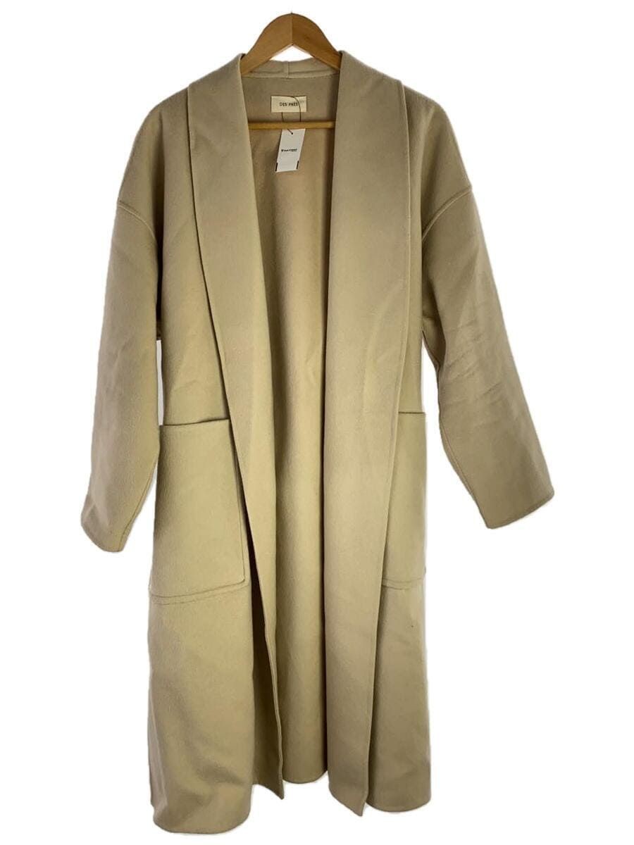 ALTRA TOMORROWLAND altro cappotto doppiopetto Melton castoro OMAGGIO lana beige tinta unita