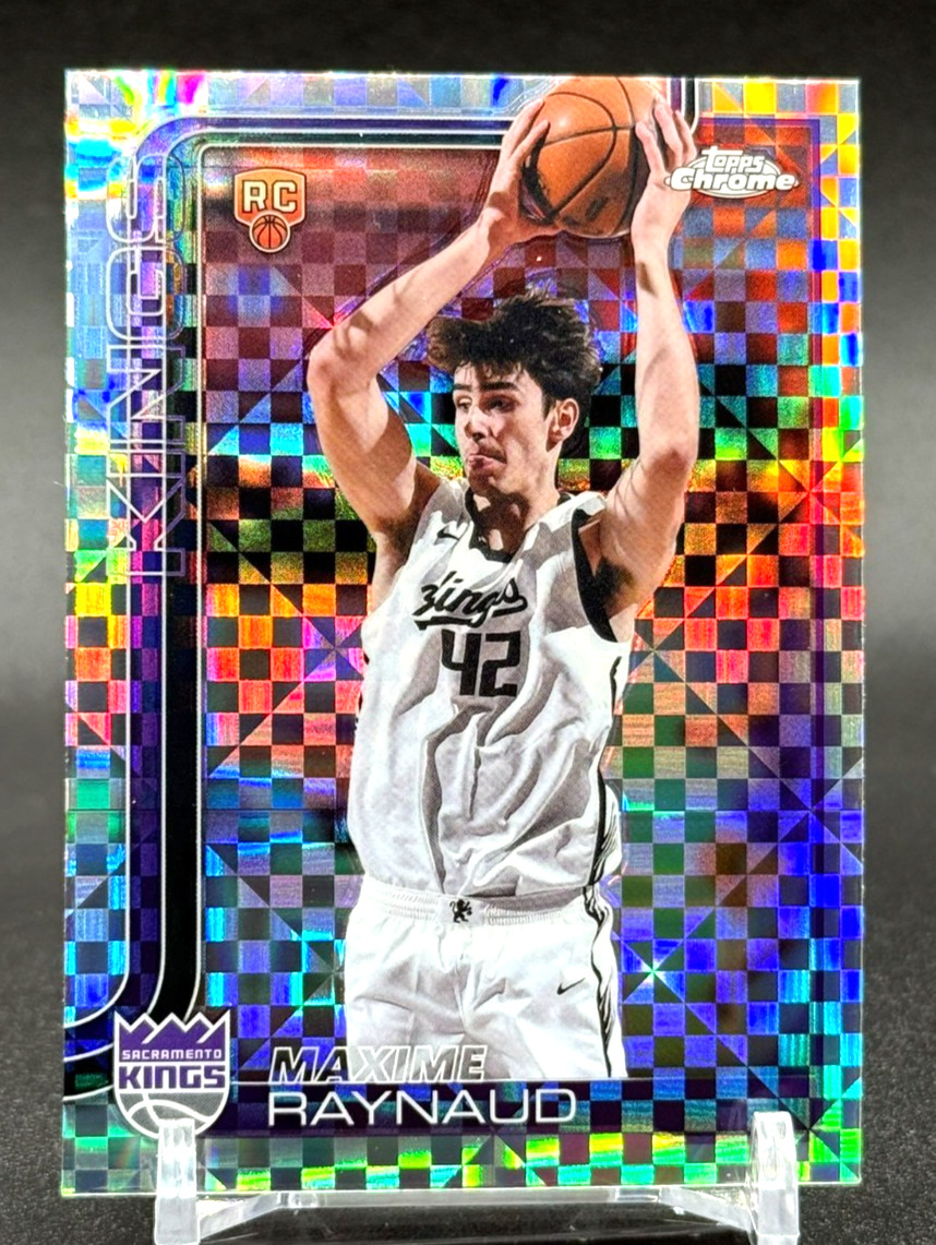 2025-26 Topps Chrome Maxime Raynaud RC X-Fractor #293 Kings