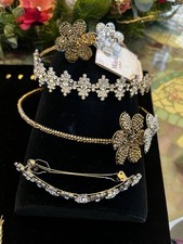 Rhinestone  Beaded Headpieces 4pcs