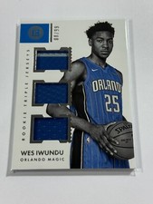 2017 Panini Encased Rookie Triple Jerseys #RT-WI Wes Iwundu Orlando Magic /99