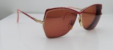 Vintage Aspen Eyewear Renee Pink Gold Oval Sunglasses FRAMES ONLY Italy