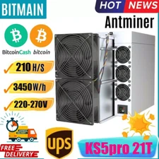 Bitmain Antminer KS5pro 21T 3150W Kas Miner Asic Miner Kaspa