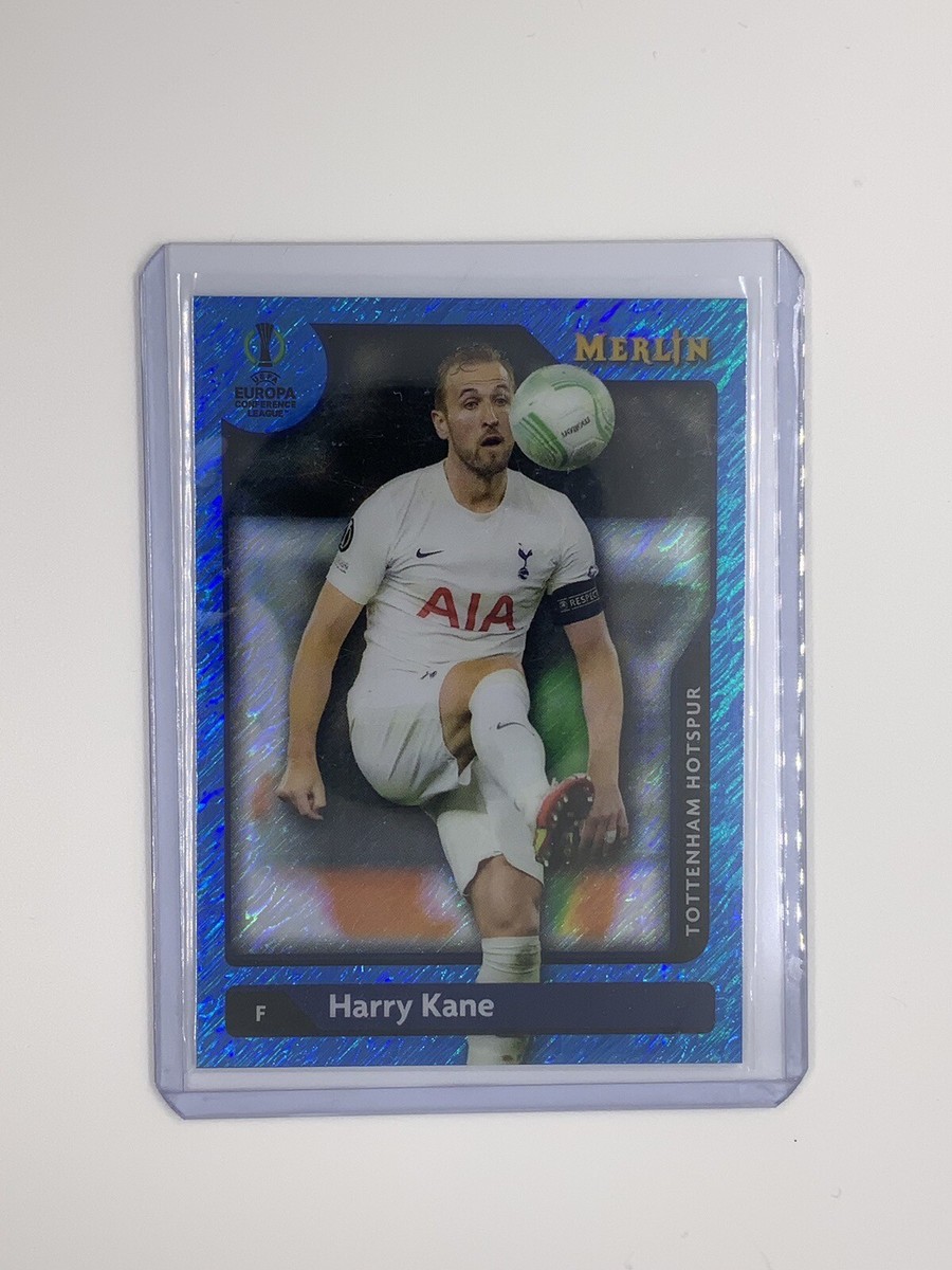 Harry Kane Topps Merlin 2022 Blue Shimmer # 52/75 Mint