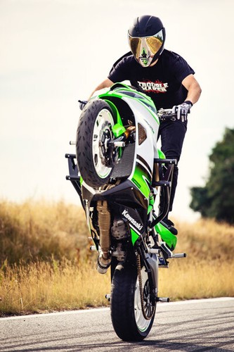 Center Rack Frame Steel Bar Tail Rear Kawasaki ZX6-R 636 (2019-2023) Stunt Ninja - Picture 6 of 12