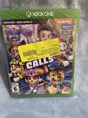 PAW PATROL The Movie ADVENTURE CITY CALLS Xbox One Game NEW NIP Factory  Sealed
