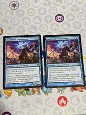 C2393 MAGIC MTG JOURNEY INTO NYX BATTLEFIELD THAUMATURGE 2X #31 LP RARE