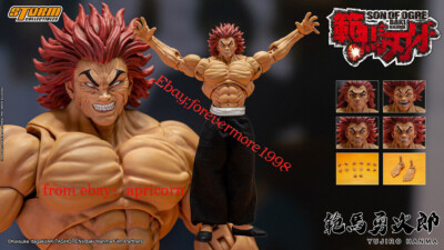 スポーツ Storm Toys 1/12 Hanma Yujiro KIBK02E Storm Toys KIBK02E 1/12 YUJIRO HANMA Head Sculpt D Model for