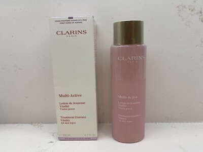 Clarins Multi-Active Treatment Essence Vitality ALL SKIN TYPES 6.7 OZ SEALED NIB