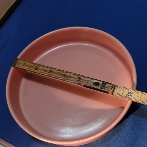 vintage bauer pottery bowl Pink 8 Inches - Picture 9 of 18
