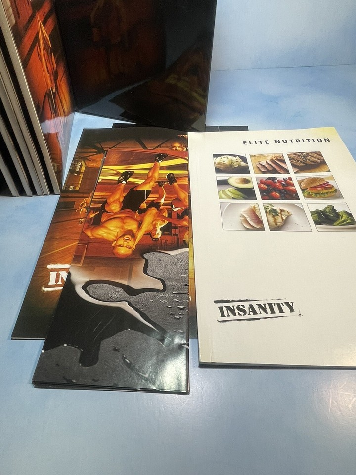 Beachbody INSANITY Complete Home Fitness Workout DVD Set Preowned