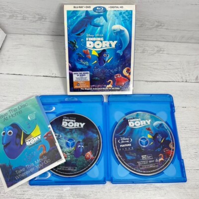 Disney Finding Dory Blu ray Dvd Digital Download 2 Hours Of Bonus Features