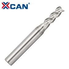 1/4" CNC Solid Carbide Bit 3 Flute End Mill Square End for Aluminum Cutting