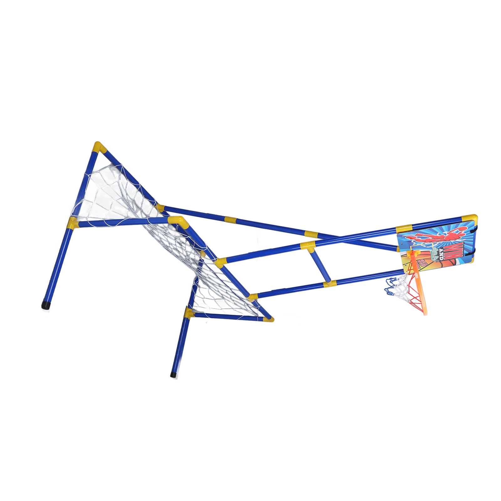 Basketball Hoop Soccer Goal Hockey Safe 3in1 Sports Center Outdoor eBay