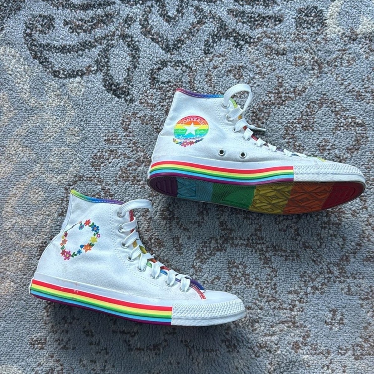 Chuck Converse Rainbow Flame Converse Converse Pride Chuck  display picture 2