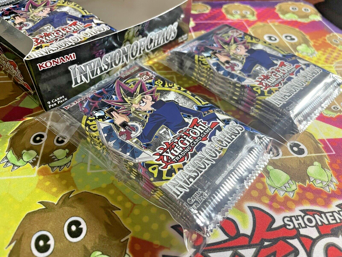 10 INVASION OF CHAOS BOOSTER PACKS from Booster Box IOC Yugioh!25th Anniversary | eBay 10 INVASION OF CHAOS BOOSTER PACKS from Booster Box IOC Yugioh!25th Anniversary | eBay