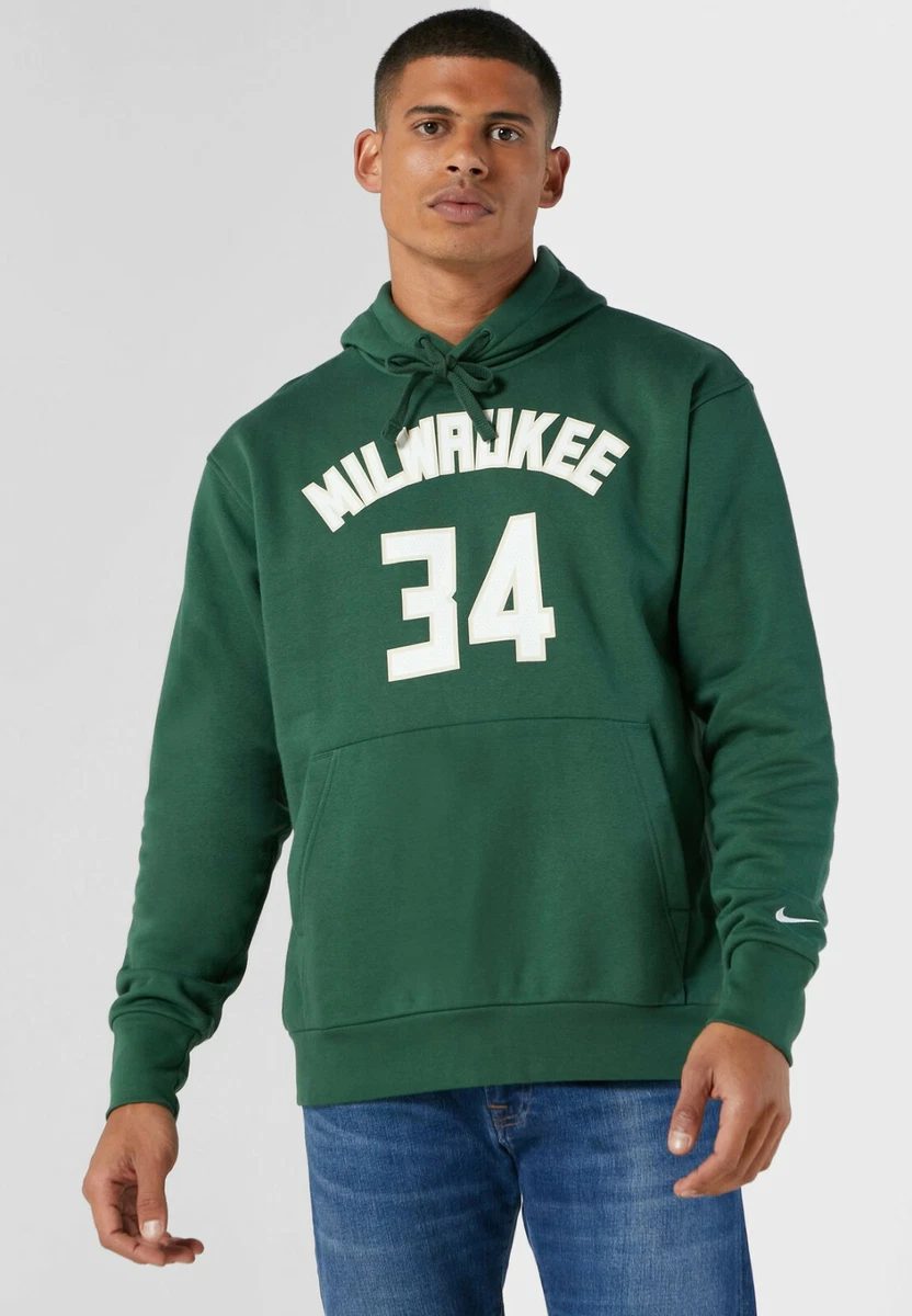 Nike Giannis Antetokounmpo Milwaukee Pullover Hoodie Size M L eBay