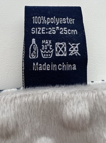 Insular Appease Towel - Blue - Polar Bear pattern - Baby Teething Toy - Blanket - Picture 6 of 6