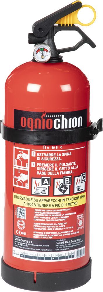 149763 Estintore a polvere 2 kg omologato Rina