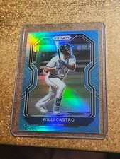 2021 Panini Prizm Baseball Carolina Blue Prizm # 234 Willi Castro