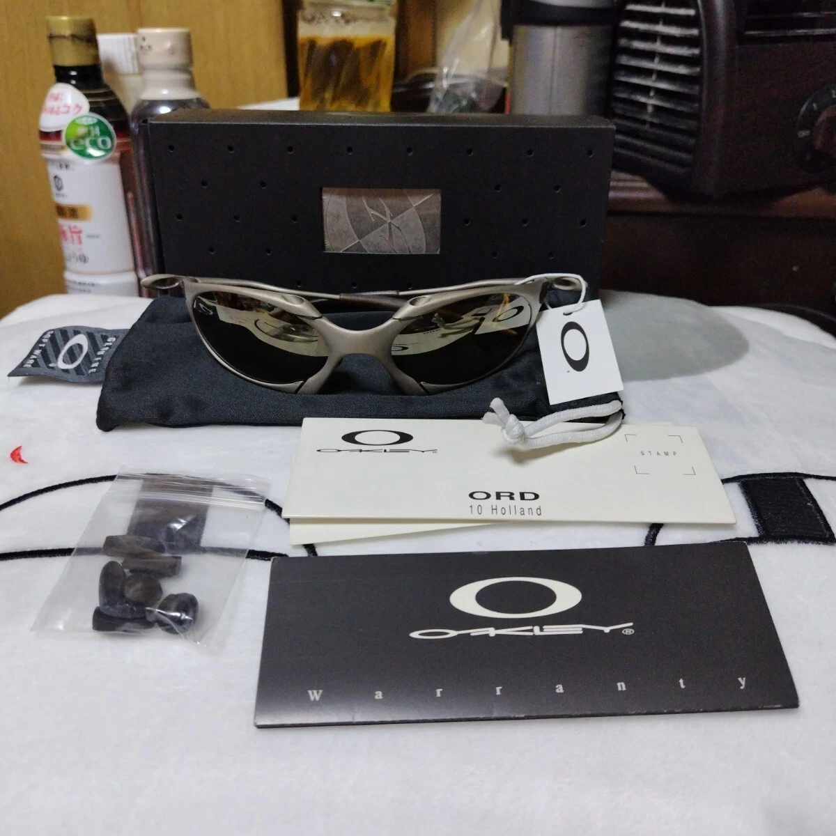 Oakley Romeo I 2 Unused X metal with Tag Titanium Gold Iridium