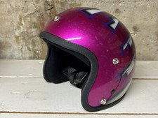 NEW Old School ECKO BMX HELMET Open Face Custom Paint Medium Echo Racing 80s 90s