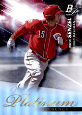 2018 Bowman Platinum Nick Senzel Platinum Presence #PP-1 