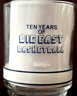 Vintage Ten Years Of Big East Basketball‎ Set Of 5 Glasses Out Of 10 10 Years of Big East Basketball , 4 main image 3