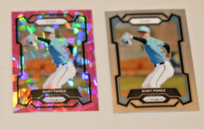 EURY PEREZ (2) 2024 PRIZM PINK ICE & BASE #19 MIAMI MARLINS