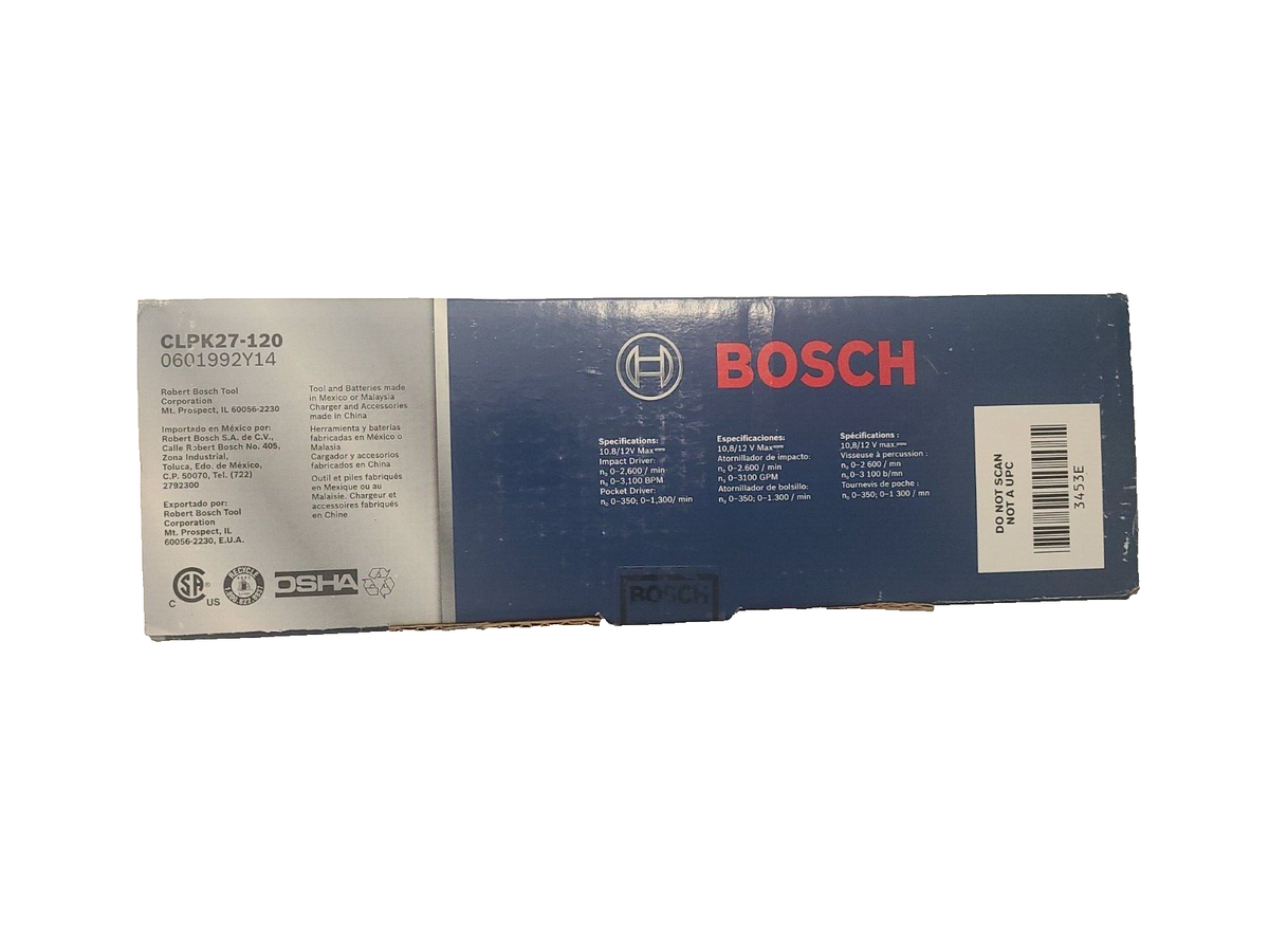 Bosch CLPK27-120 Li-Ion Drill for sale online