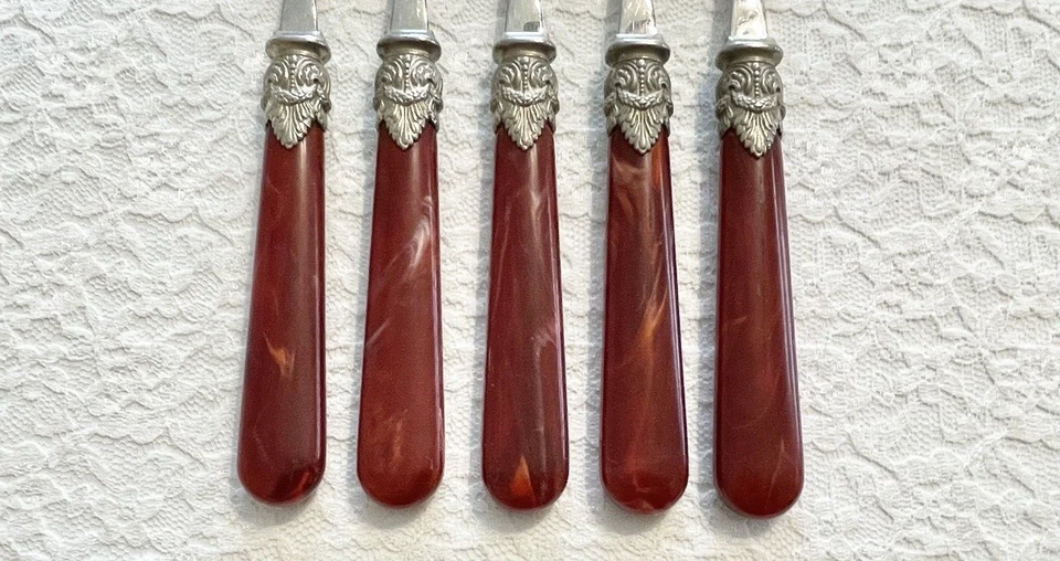 (5) Tenedores de cena Inox NAPOLEON BURDEOS 18/10 acero inoxidable 7 5/16" *ENVÍO GRATUITO* Foto 4 de 4