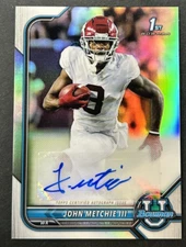 2021-22 Bowman University 1st - John Metchie III #BCPA-JME Alabama - AUTO